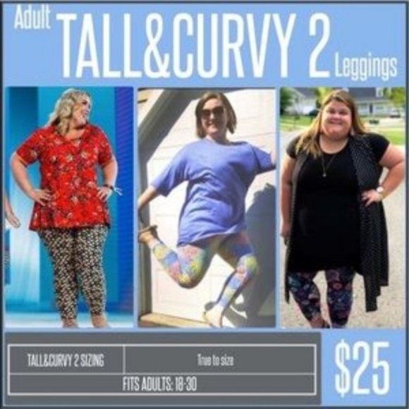 Lularoe Rose Flower Print Leggings TC2 - Picture 9 of 10